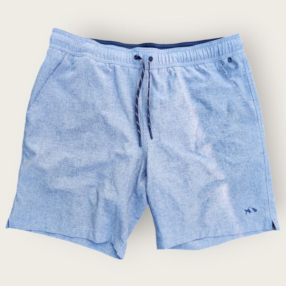 Fish Hippie Shaker Short Men's Size L Outdoor Swimming Trunks Lined with Pockets